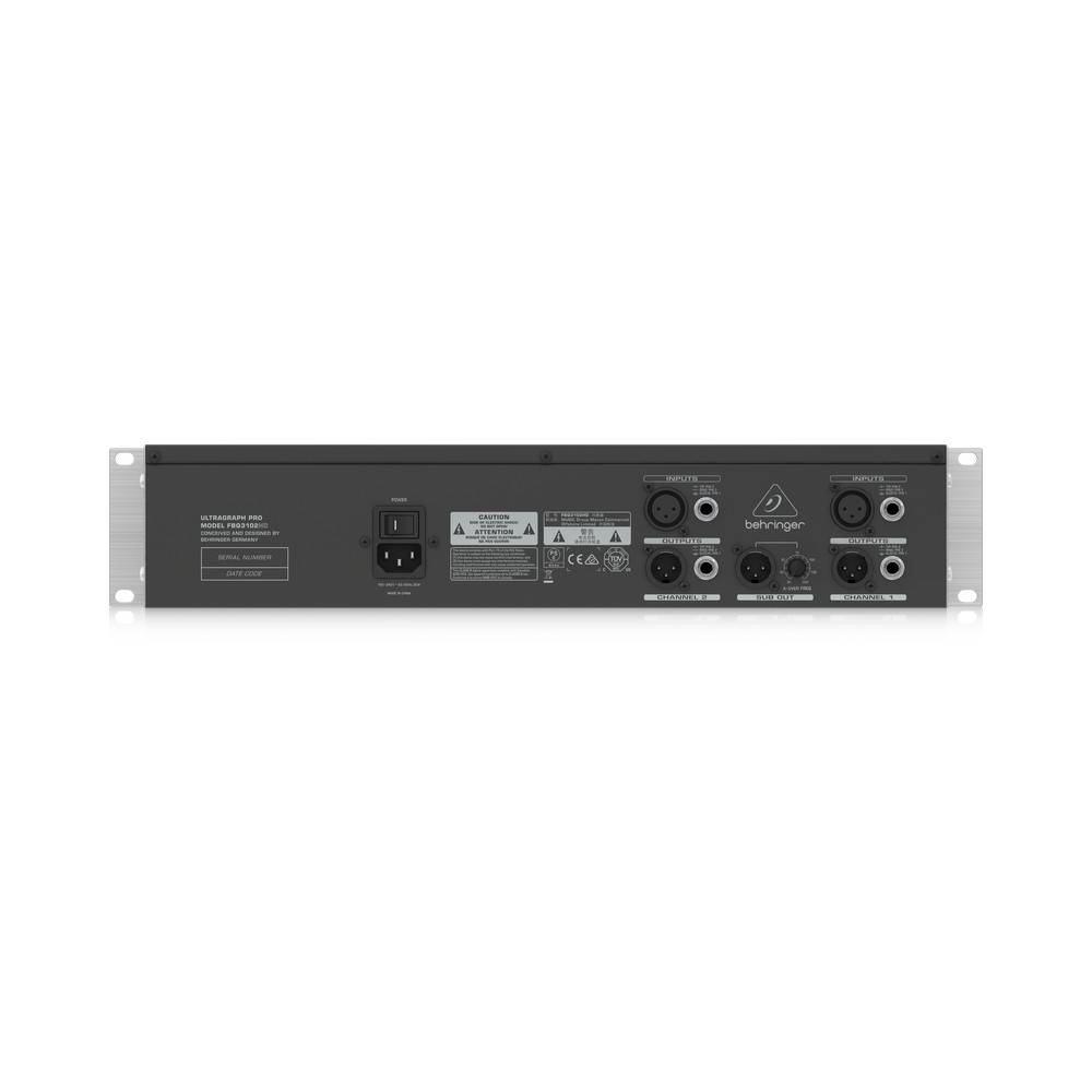 Behringer FBQ3102HD 31Band Stereo Graphic Equalizer with FBQ Feedback